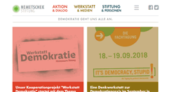 Desktop Screenshot of nemetschek-stiftung.de